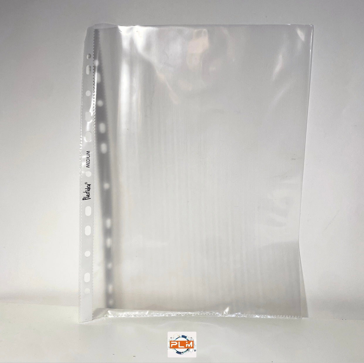 50 Buste trasparenti PPL a perforatura universale Iternet lisce e spesse formato 22X30cm