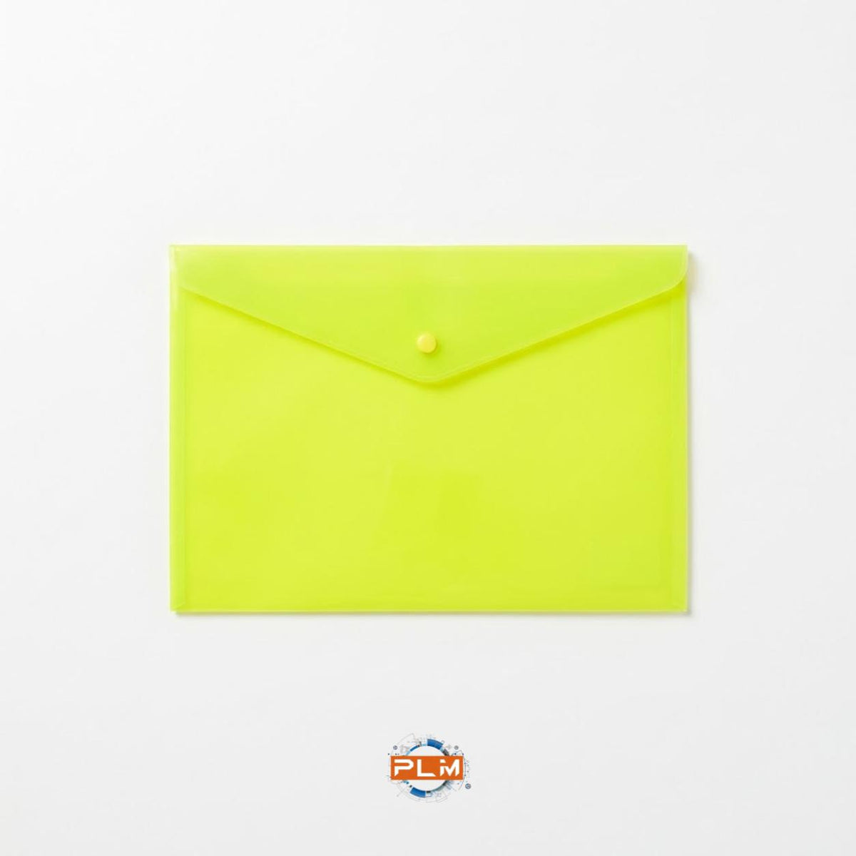 Confezione 10 buste A4 con bottone | Colori fluo assortiti