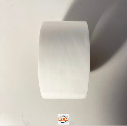 6 Rotoli nastro adesivo silenzioso mm 50x66 m colore bianco ideale per imballaggio e spedizione