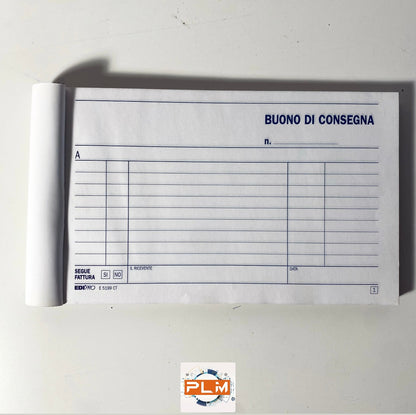 Buono di consegna Edipro 33X3 in triplice copia - Formato 17X10cm