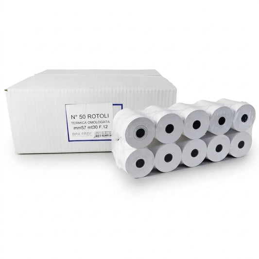 Rotoli carta termica 57x30