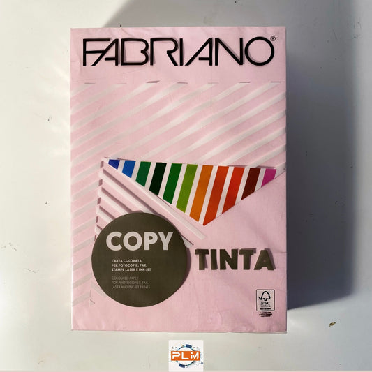 Carta A4 Fabriano 80gr formato 210X297mm 500 Fogli - colore cipria