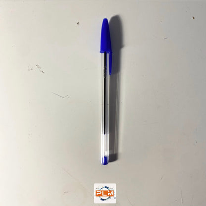 50 Penne a sfera Bic Cristal classica punta 1.0mm per un tratto di scrittura medio - colore blu