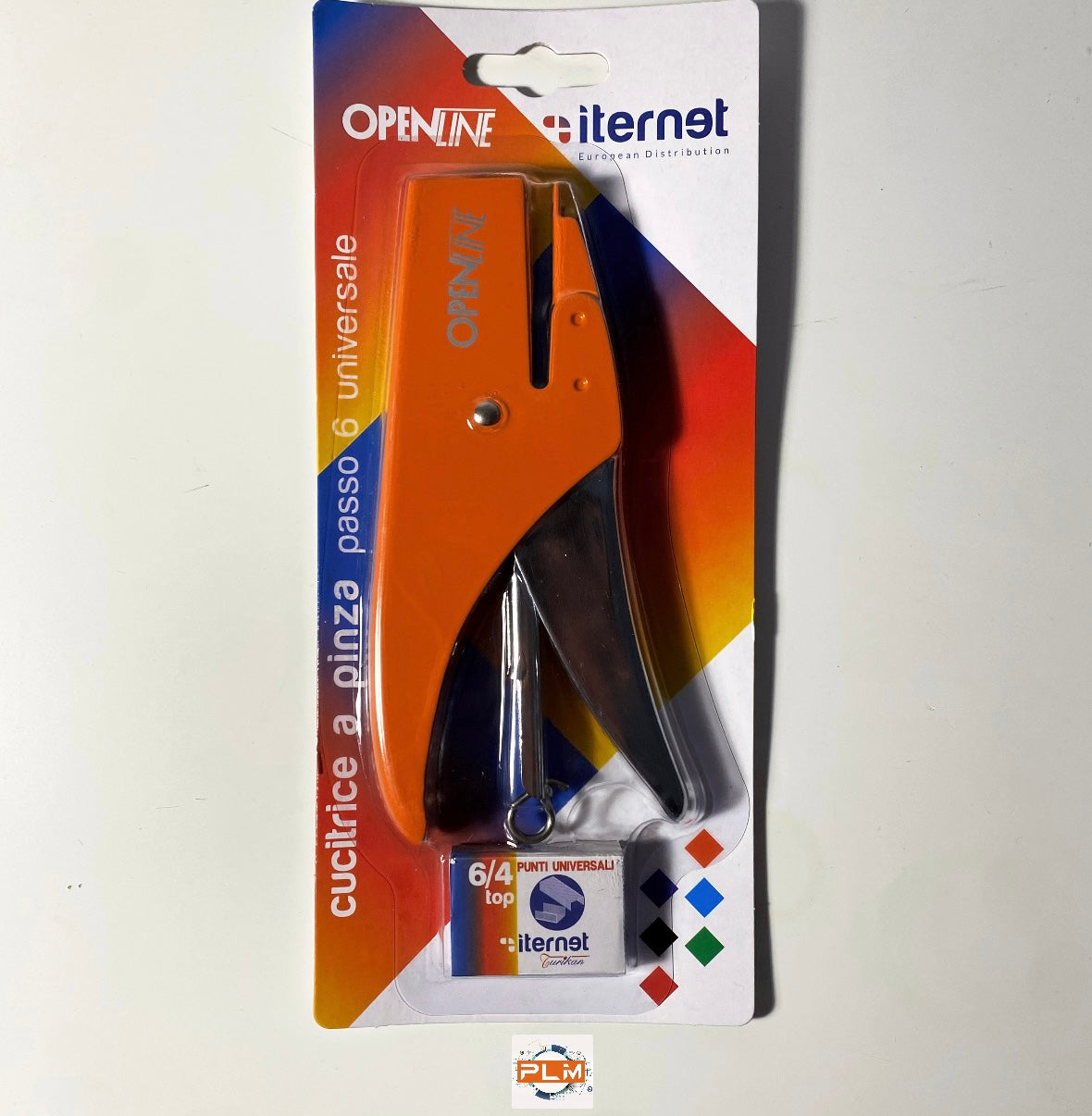 Cucitrice spillatrice professionale Iternet OPENLINE capacità 20 Fogli + 1.000 punti - colori assortiti