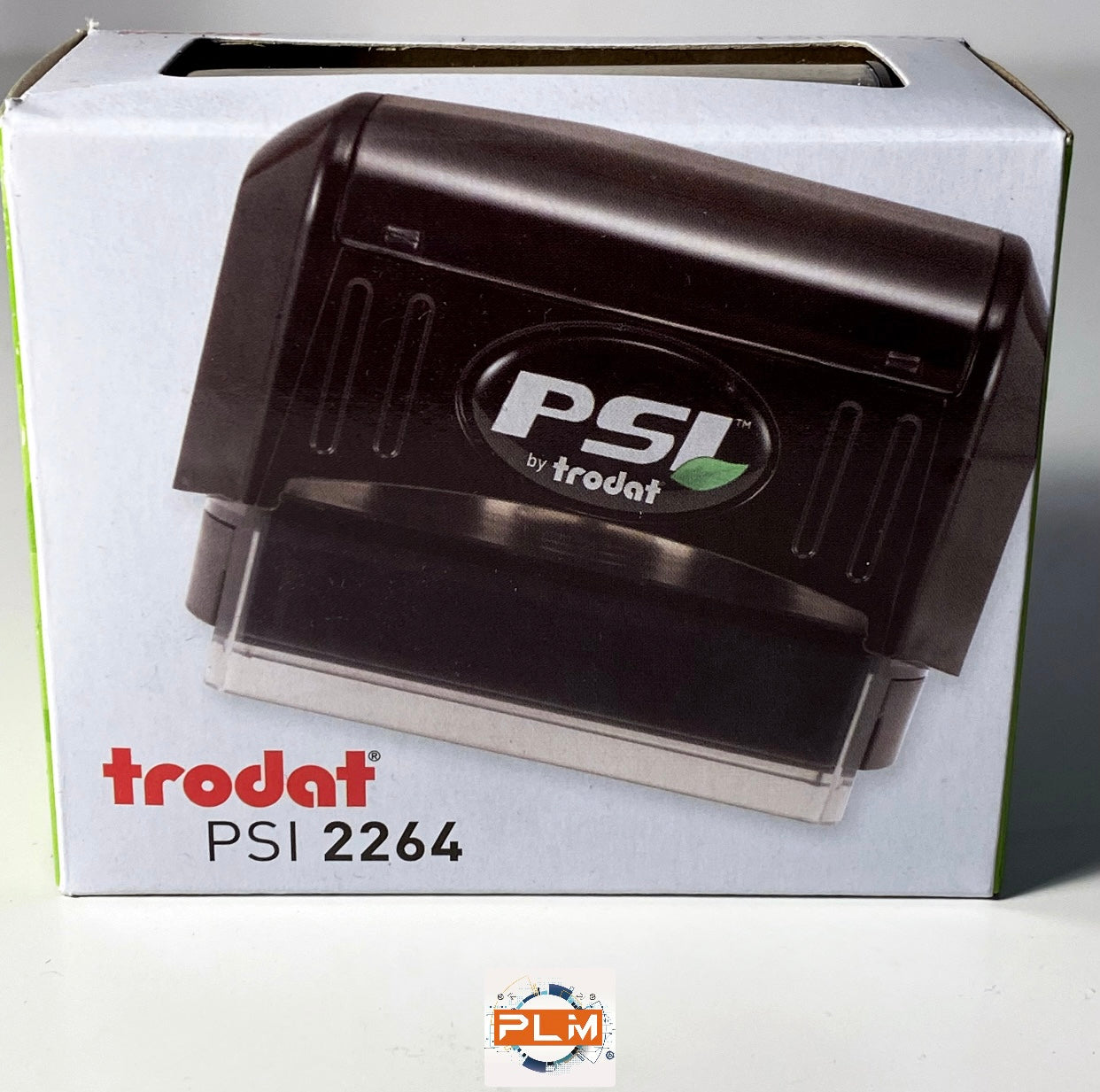 Timbro personalizzato Trodat PSI 2264 autoinchiostrante formato 25X67mm - testo e logo