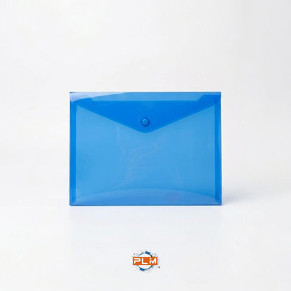 Confezione 10 buste A4 con bottone | Colori fluo assortiti