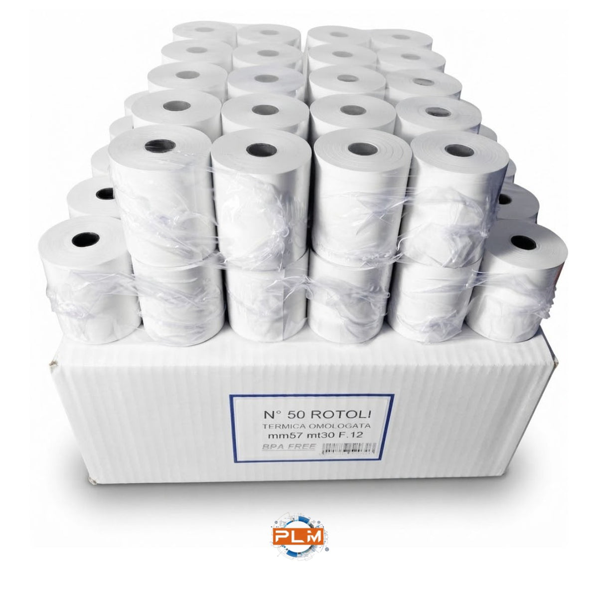 Rotoli carta termica omologata per registratore di cassa 57 mm X 30 m | Anima F.12