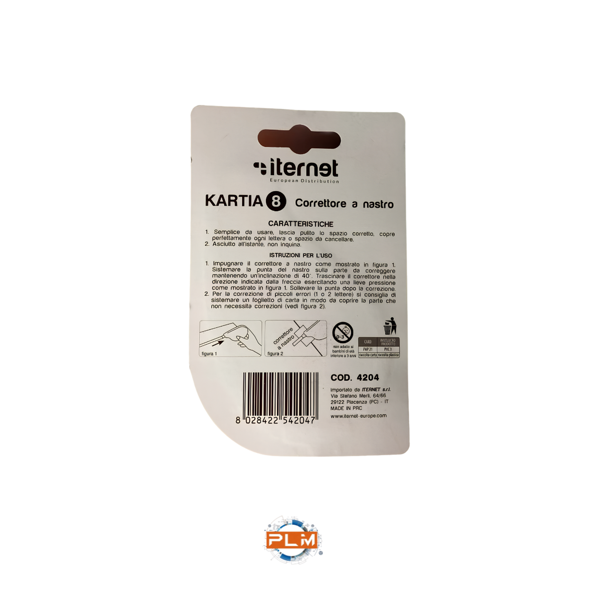 Correttore a nastro Iternet Kartia formato compatto