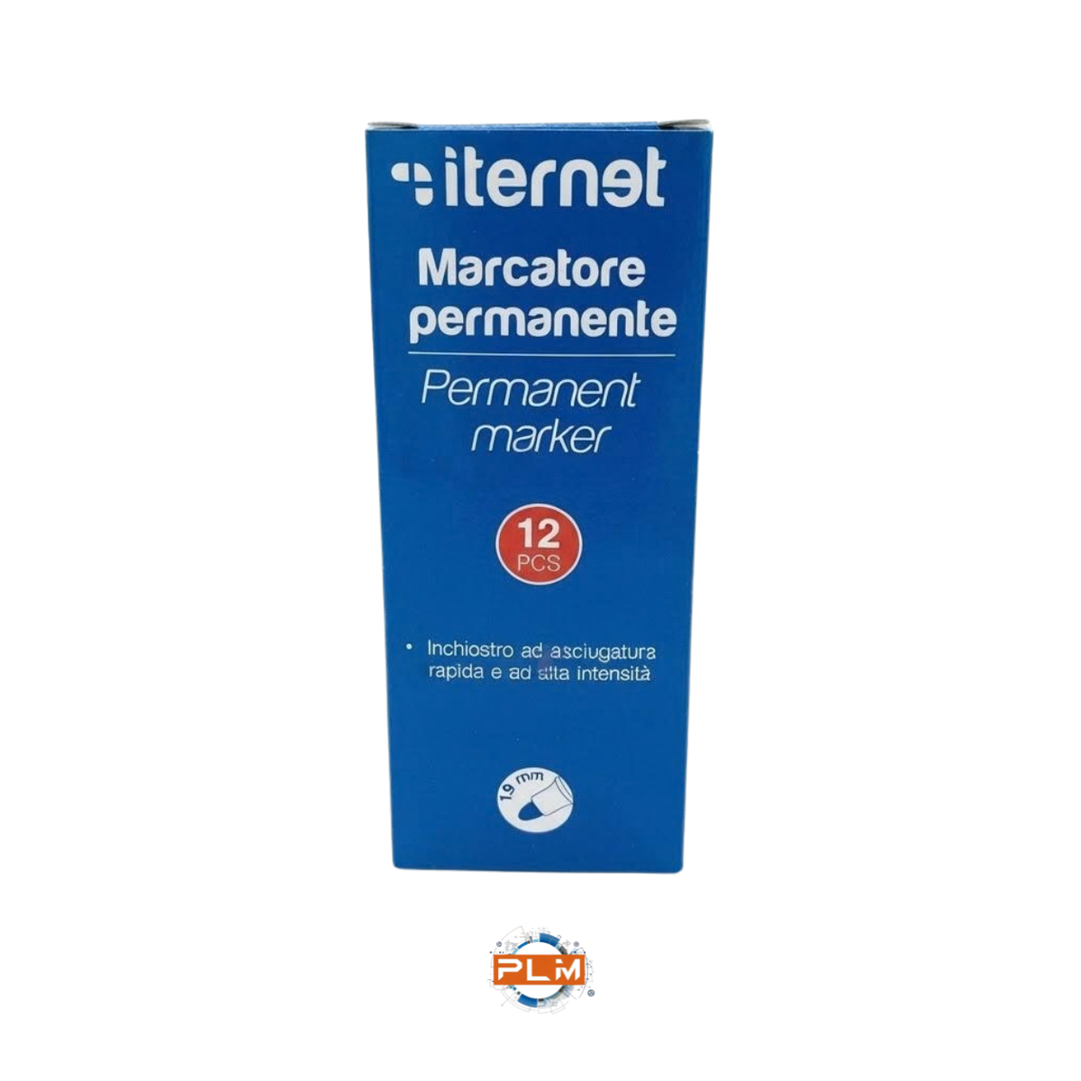 Pennarello indelebile blu | punta tonda da 1,9 mm