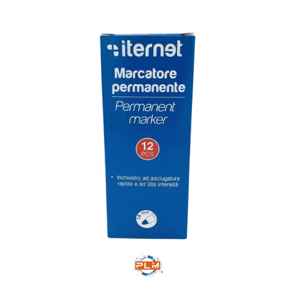 Pennarello indelebile blu | punta tonda da 1,9 mm