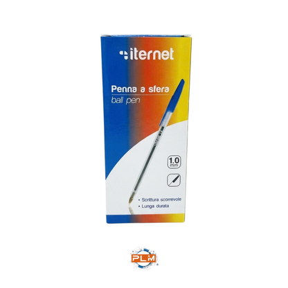 Penna a Sfera Iternet Blu 1,0 mm – Scrittura Scorrevole