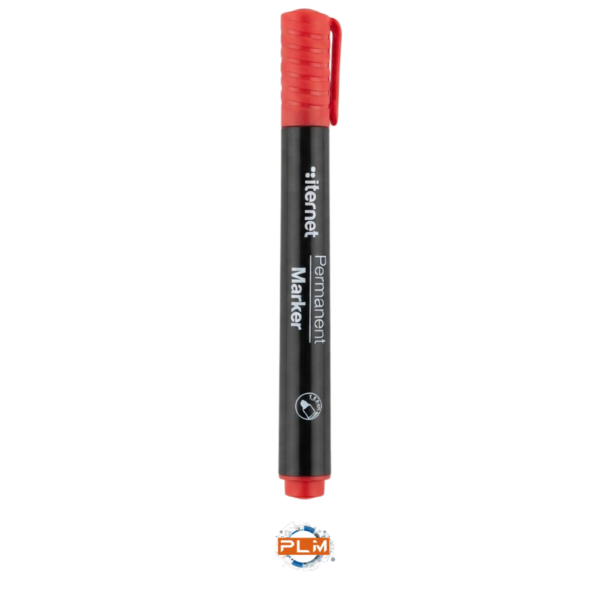 Pennarello indelebile rosso | punta 1,9 mm