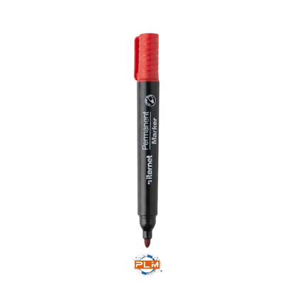Pennarello indelebile rosso | punta 1,9 mm