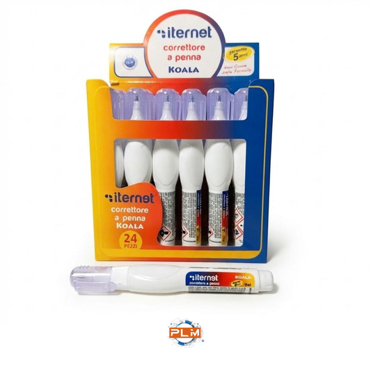 Correttore a penna Iternet Koala 7 ml con punta in metallo