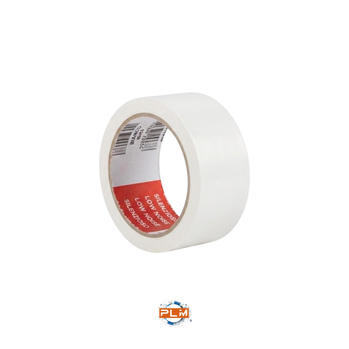 Nastro adesivo da imballaggio silenzioso bianco 50x66 m Made in Italy