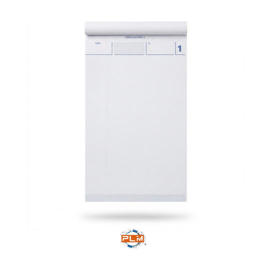 Blocco comande duplice copia autoricalcante 25x2 formato 17 x 10 cm